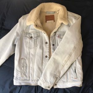 Levis original trucker sherpa denim jacket